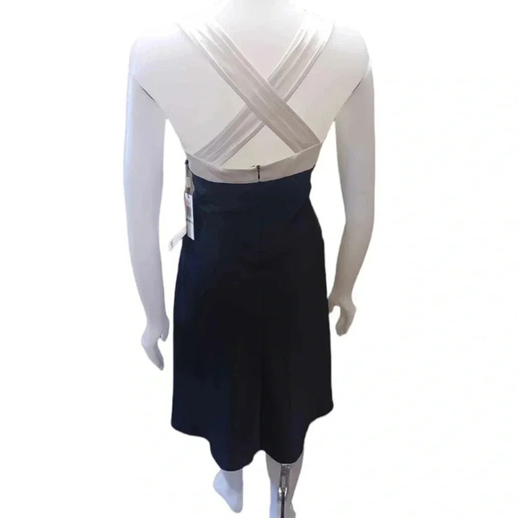 Calvin  Klein Formal Black & White Mini Dress Size 8 - Picture 3 of 9